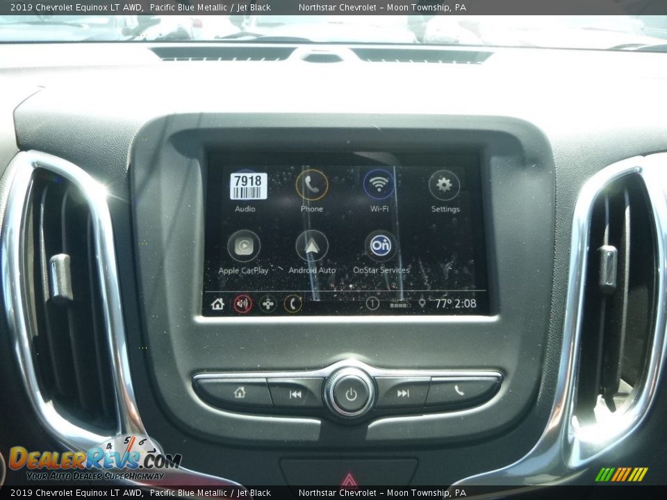 2019 Chevrolet Equinox LT AWD Pacific Blue Metallic / Jet Black Photo #17