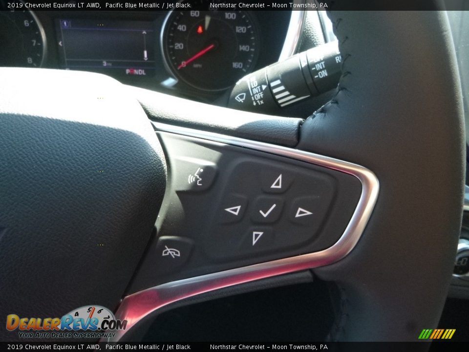 2019 Chevrolet Equinox LT AWD Pacific Blue Metallic / Jet Black Photo #19