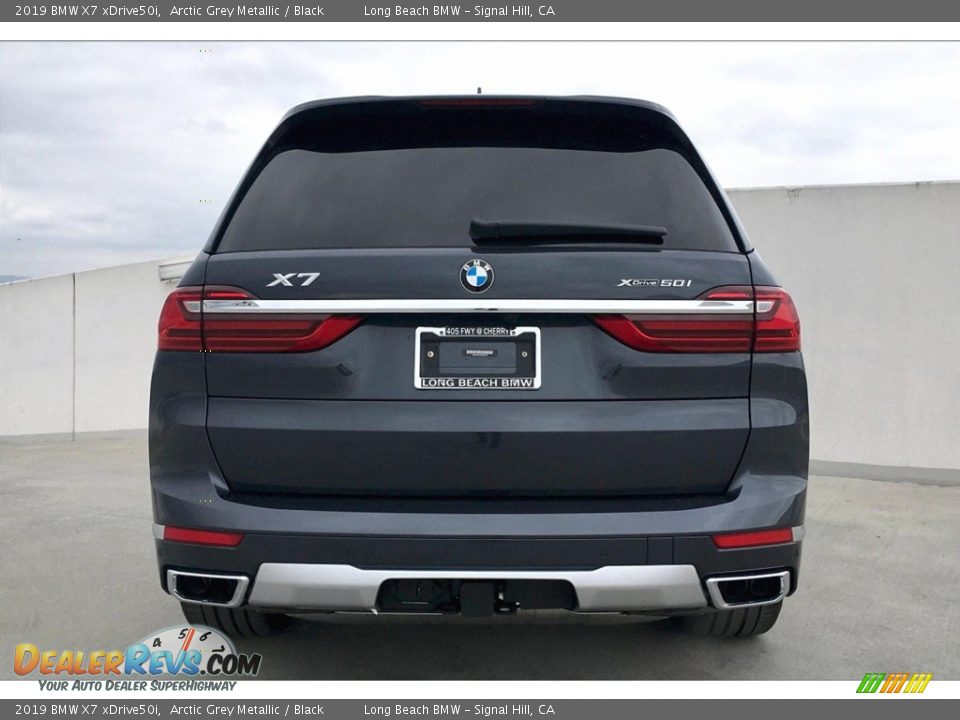 2019 BMW X7 xDrive50i Arctic Grey Metallic / Black Photo #4
