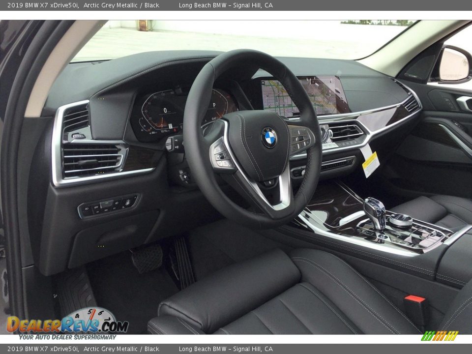 Black Interior - 2019 BMW X7 xDrive50i Photo #6