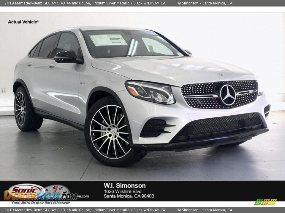 2019 Mercedes-Benz GLC AMG 43 4Matic Coupe Iridium Silver Metallic / Black w/DINAMICA Photo #1