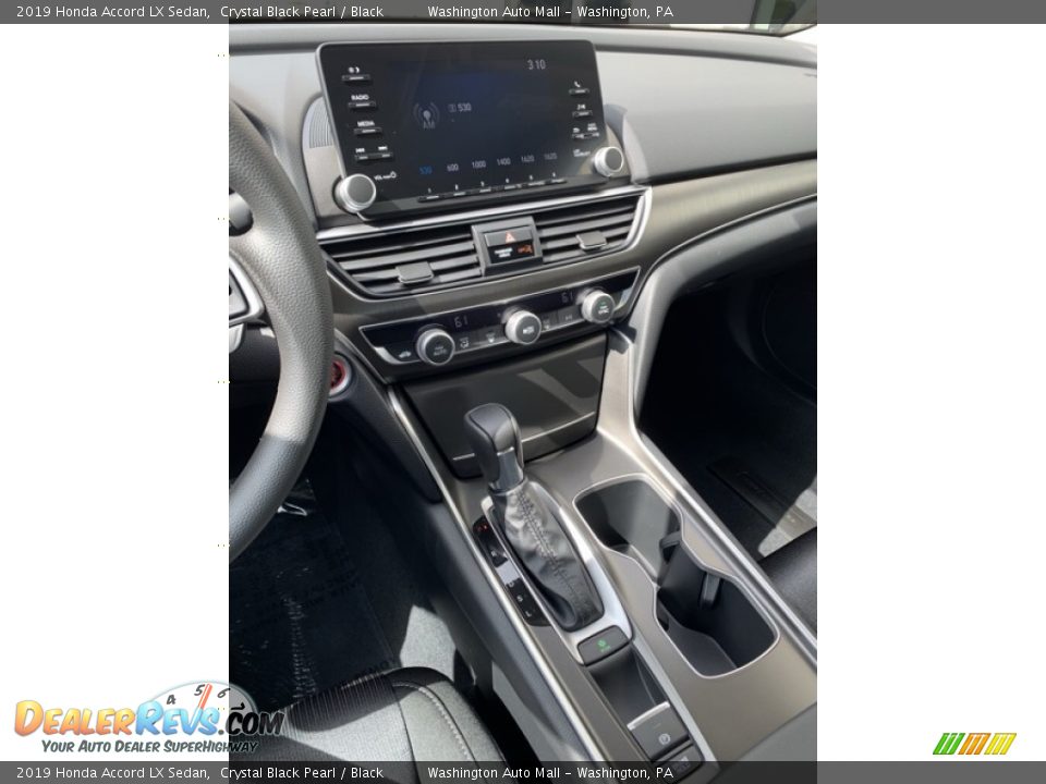 2019 Honda Accord LX Sedan Crystal Black Pearl / Black Photo #30