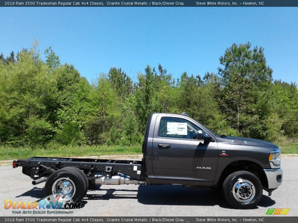 Granite Crystal Metallic 2019 Ram 3500 Tradesman Regular Cab 4x4 Chassis Photo #5
