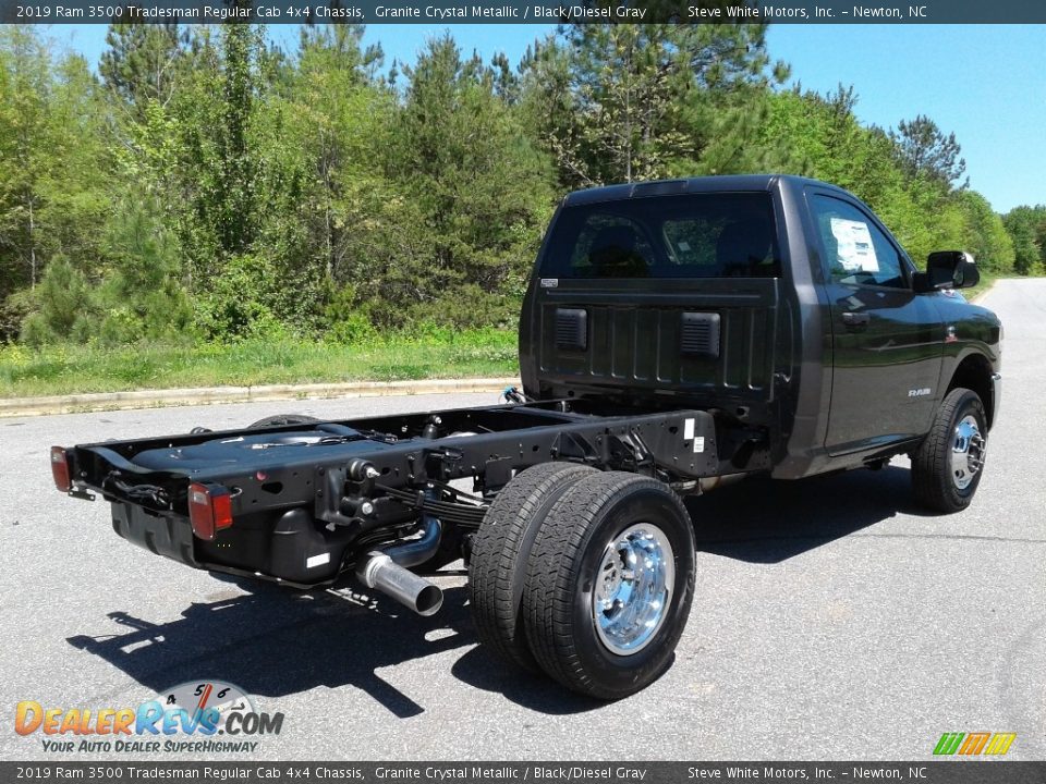 2019 Ram 3500 Tradesman Regular Cab 4x4 Chassis Granite Crystal Metallic / Black/Diesel Gray Photo #6