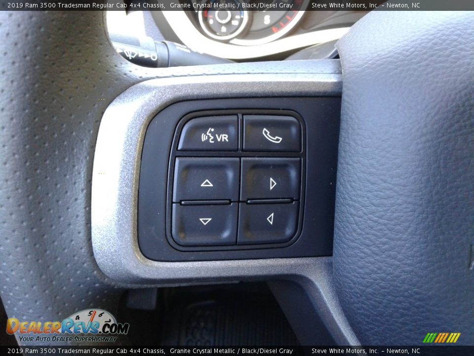 2019 Ram 3500 Tradesman Regular Cab 4x4 Chassis Steering Wheel Photo #14