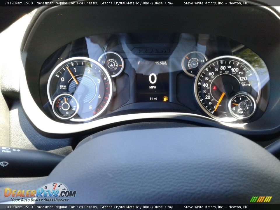 2019 Ram 3500 Tradesman Regular Cab 4x4 Chassis Gauges Photo #16
