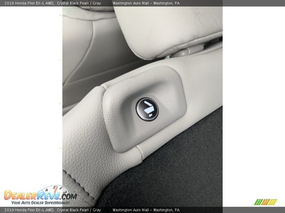 2019 Honda Pilot EX-L AWD Crystal Black Pearl / Gray Photo #19