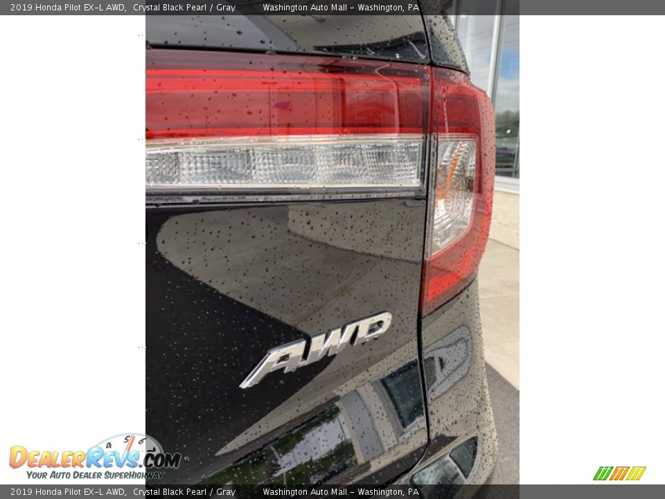 2019 Honda Pilot EX-L AWD Crystal Black Pearl / Gray Photo #24