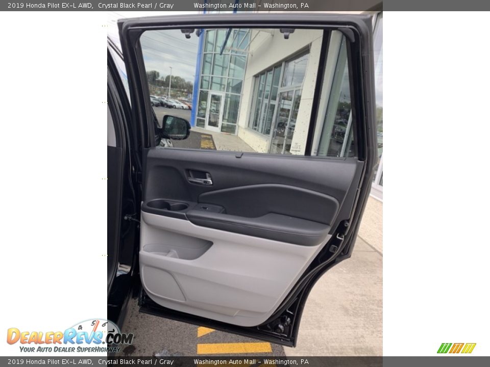 2019 Honda Pilot EX-L AWD Crystal Black Pearl / Gray Photo #25