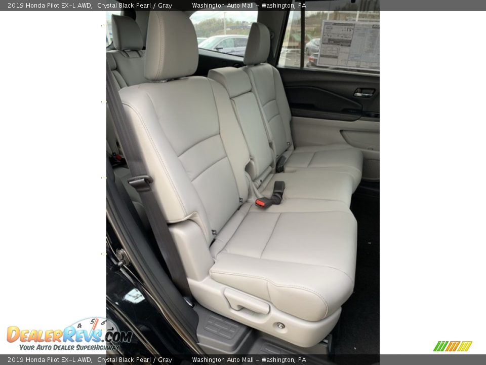 2019 Honda Pilot EX-L AWD Crystal Black Pearl / Gray Photo #26