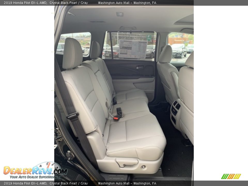 2019 Honda Pilot EX-L AWD Crystal Black Pearl / Gray Photo #27