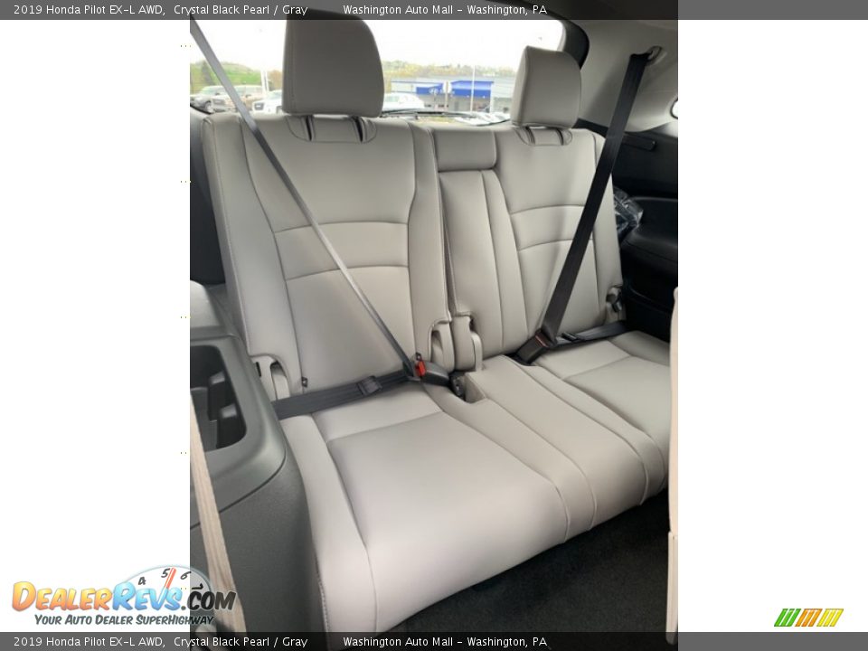 2019 Honda Pilot EX-L AWD Crystal Black Pearl / Gray Photo #28