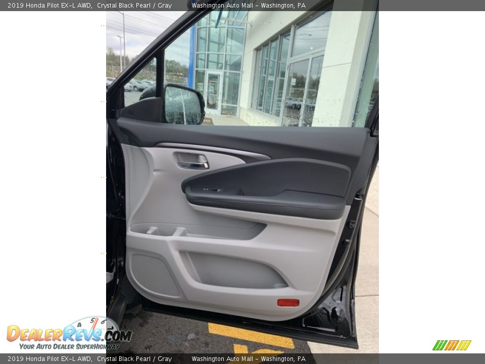 2019 Honda Pilot EX-L AWD Crystal Black Pearl / Gray Photo #31