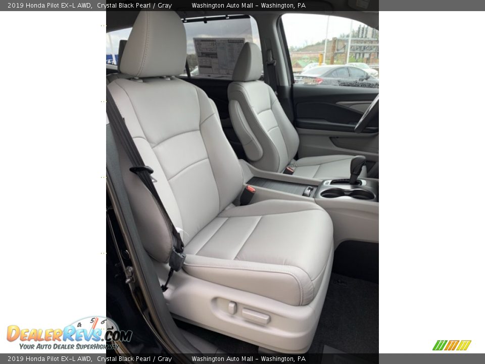 2019 Honda Pilot EX-L AWD Crystal Black Pearl / Gray Photo #32