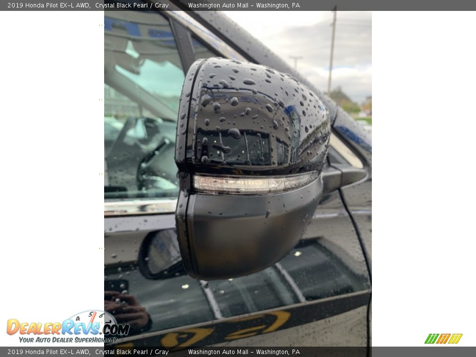 2019 Honda Pilot EX-L AWD Crystal Black Pearl / Gray Photo #34