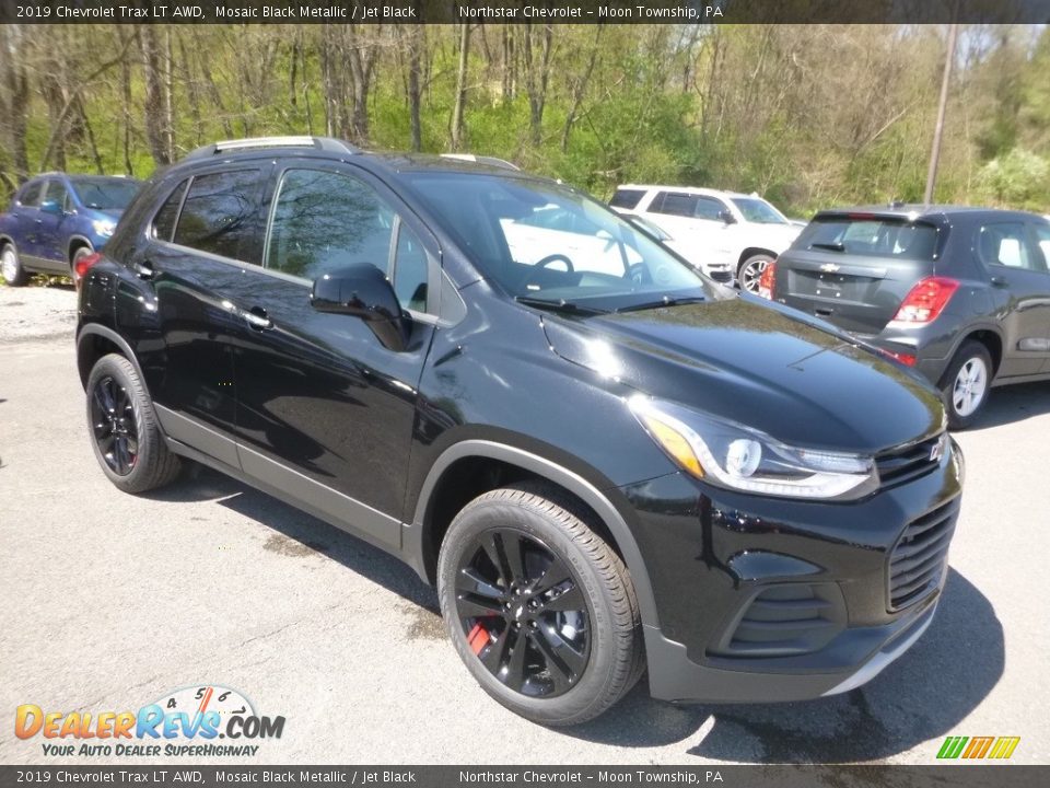 2019 Chevrolet Trax LT AWD Mosaic Black Metallic / Jet Black Photo #7