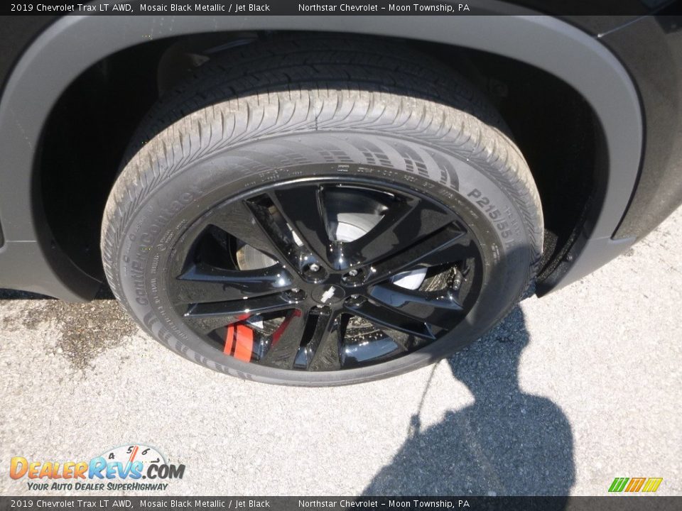 2019 Chevrolet Trax LT AWD Mosaic Black Metallic / Jet Black Photo #9