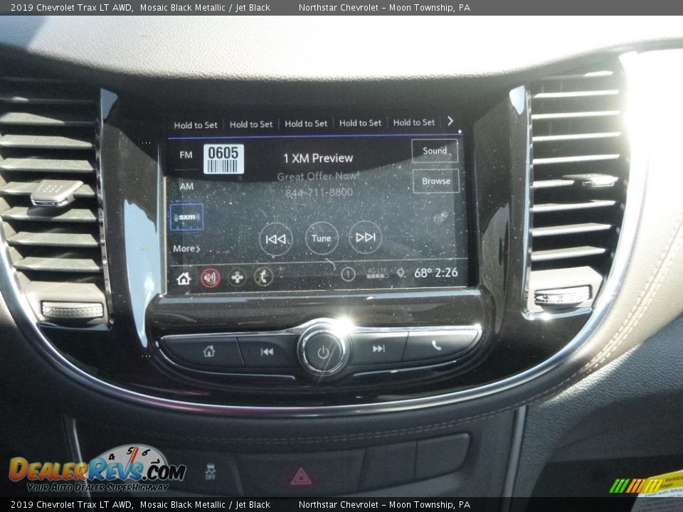 2019 Chevrolet Trax LT AWD Mosaic Black Metallic / Jet Black Photo #18