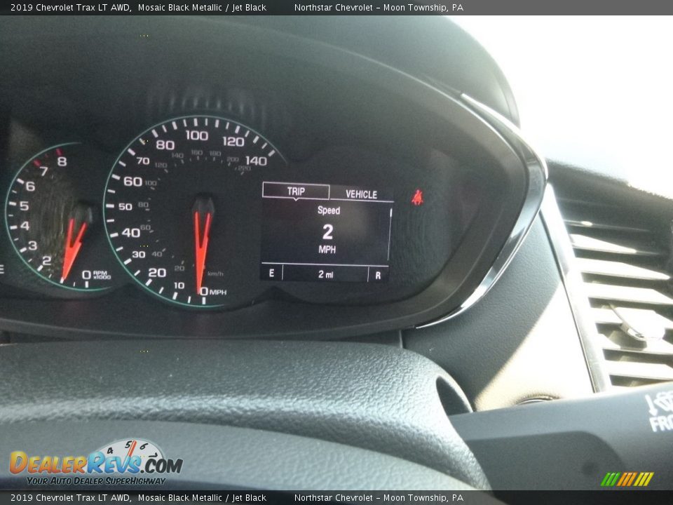 2019 Chevrolet Trax LT AWD Mosaic Black Metallic / Jet Black Photo #20