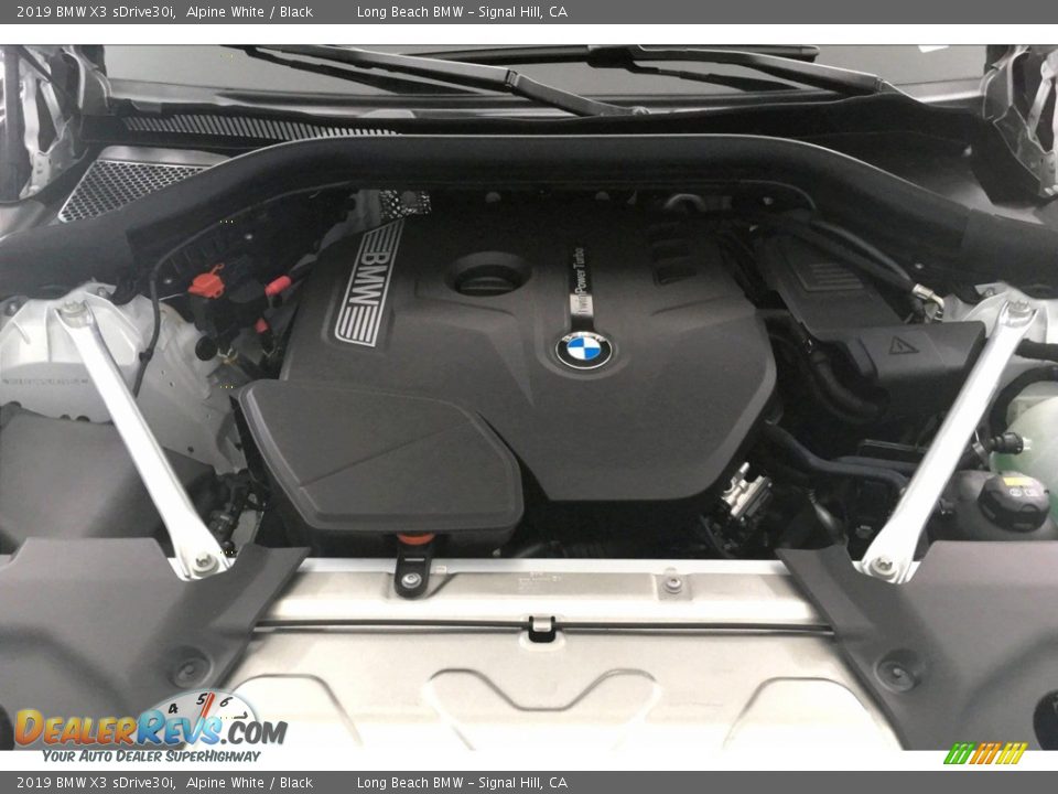 2019 BMW X3 sDrive30i Alpine White / Black Photo #8