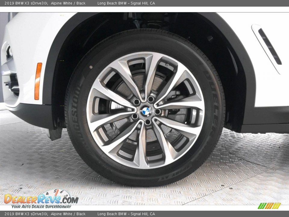 2019 BMW X3 sDrive30i Alpine White / Black Photo #9
