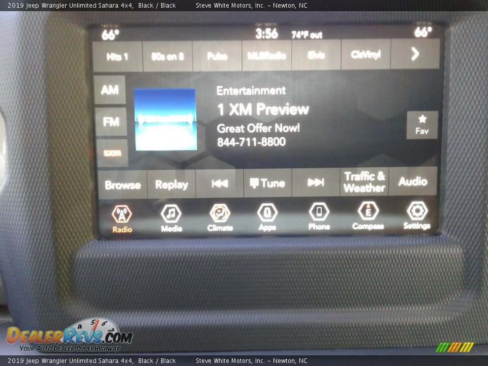 2019 Jeep Wrangler Unlimited Sahara 4x4 Black / Black Photo #20