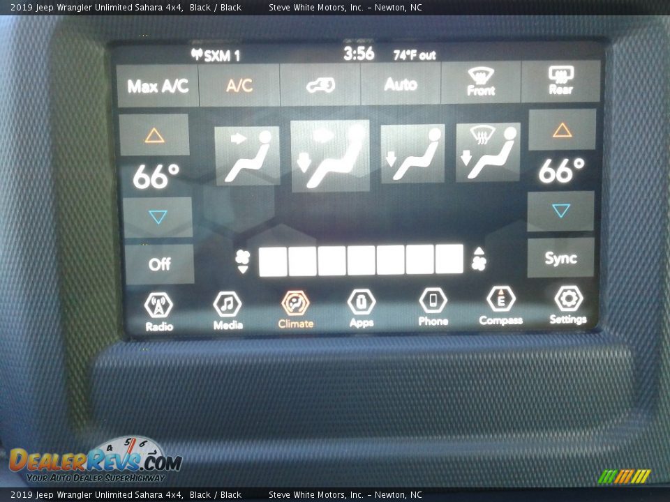 2019 Jeep Wrangler Unlimited Sahara 4x4 Black / Black Photo #22