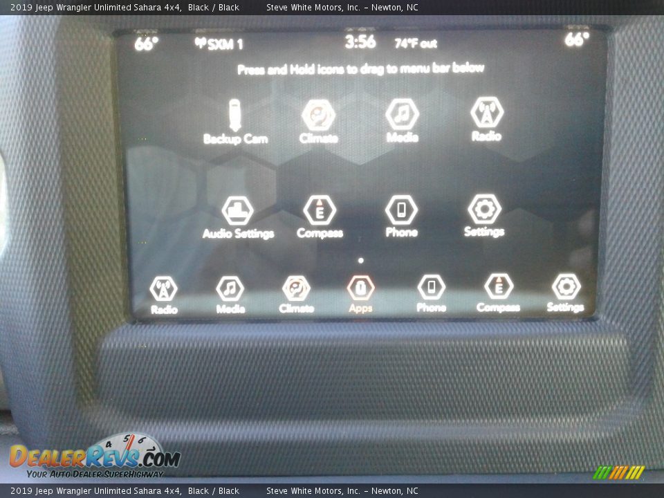 2019 Jeep Wrangler Unlimited Sahara 4x4 Black / Black Photo #23