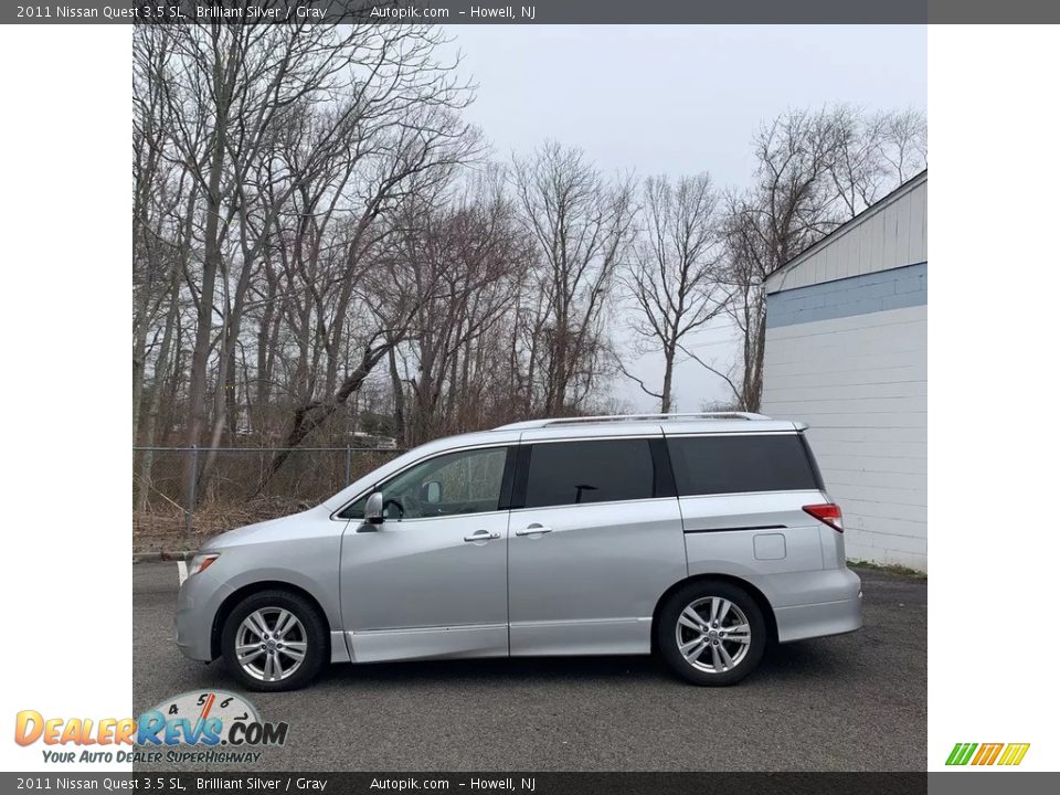 2011 Nissan Quest 3.5 SL Brilliant Silver / Gray Photo #2