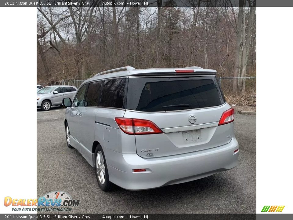 2011 Nissan Quest 3.5 SL Brilliant Silver / Gray Photo #3