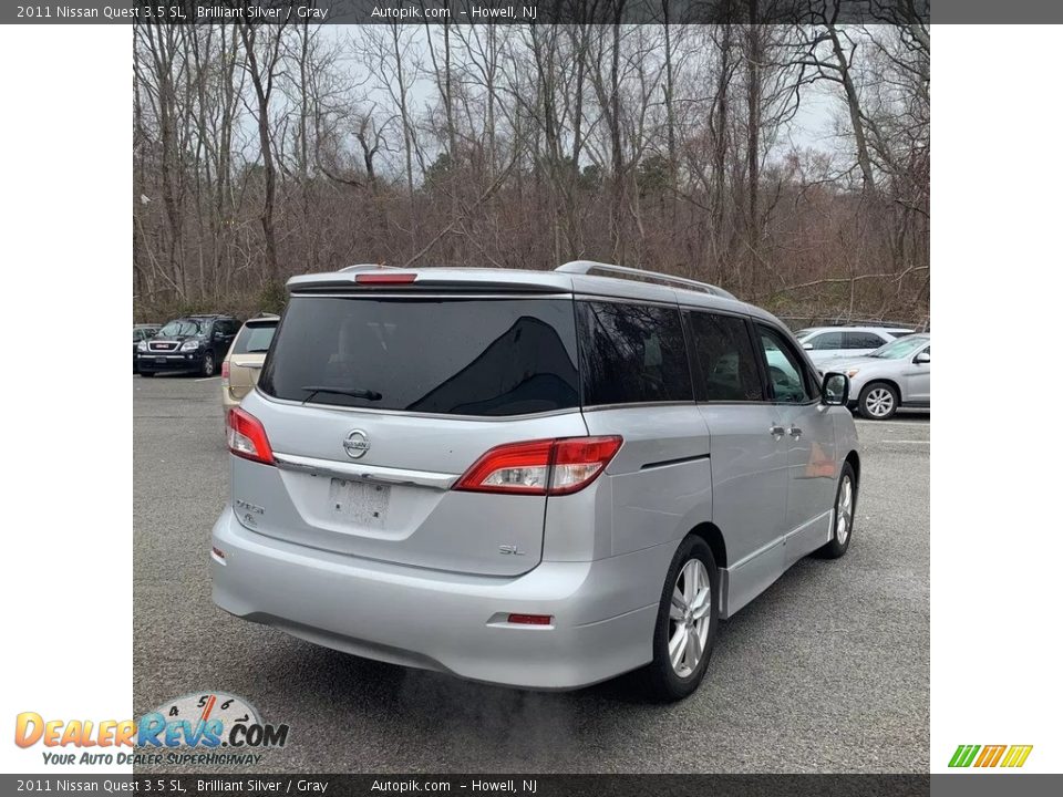 2011 Nissan Quest 3.5 SL Brilliant Silver / Gray Photo #5