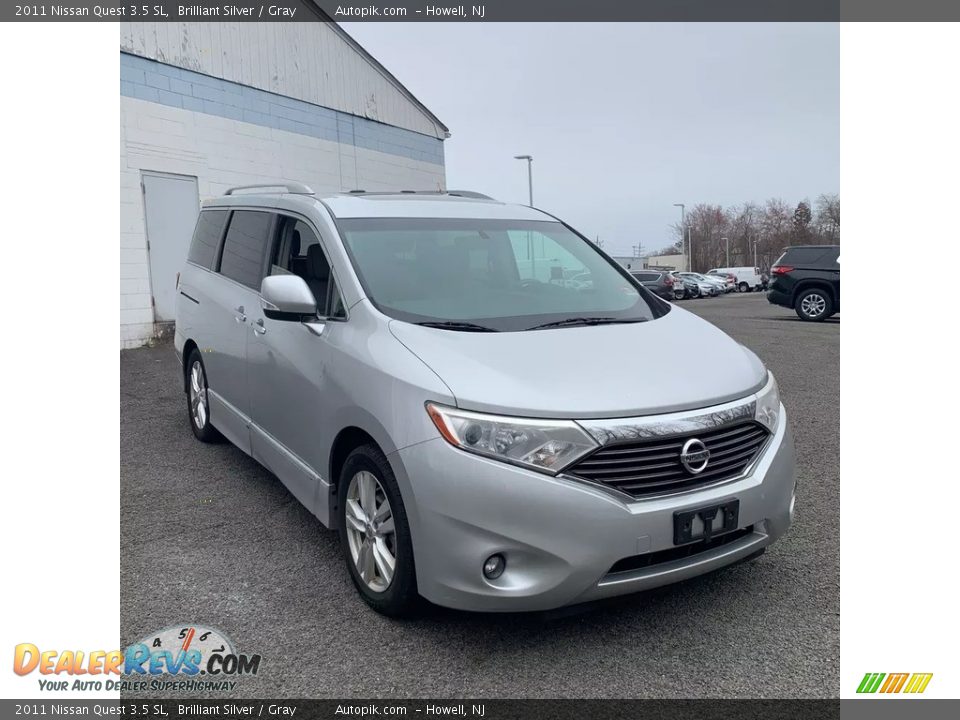 2011 Nissan Quest 3.5 SL Brilliant Silver / Gray Photo #7