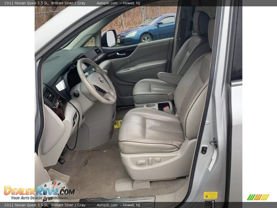 2011 Nissan Quest 3.5 SL Brilliant Silver / Gray Photo #10