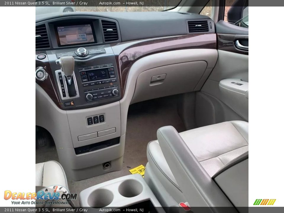 2011 Nissan Quest 3.5 SL Brilliant Silver / Gray Photo #14
