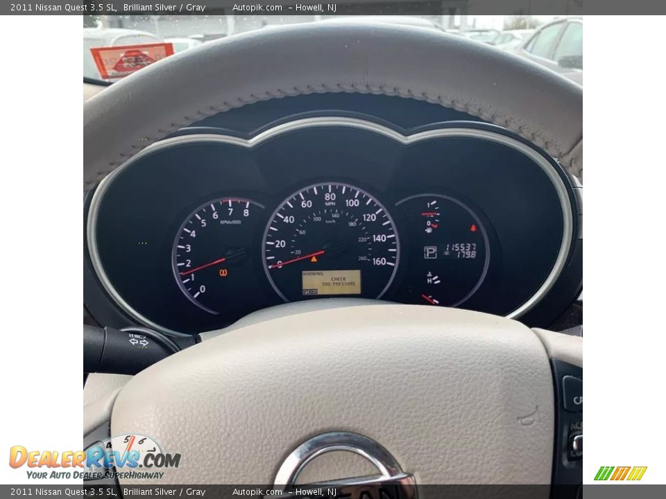 2011 Nissan Quest 3.5 SL Brilliant Silver / Gray Photo #15