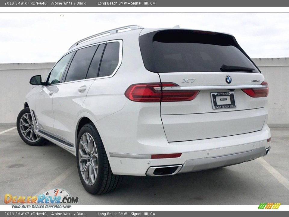 2019 BMW X7 xDrive40i Alpine White / Black Photo #3
