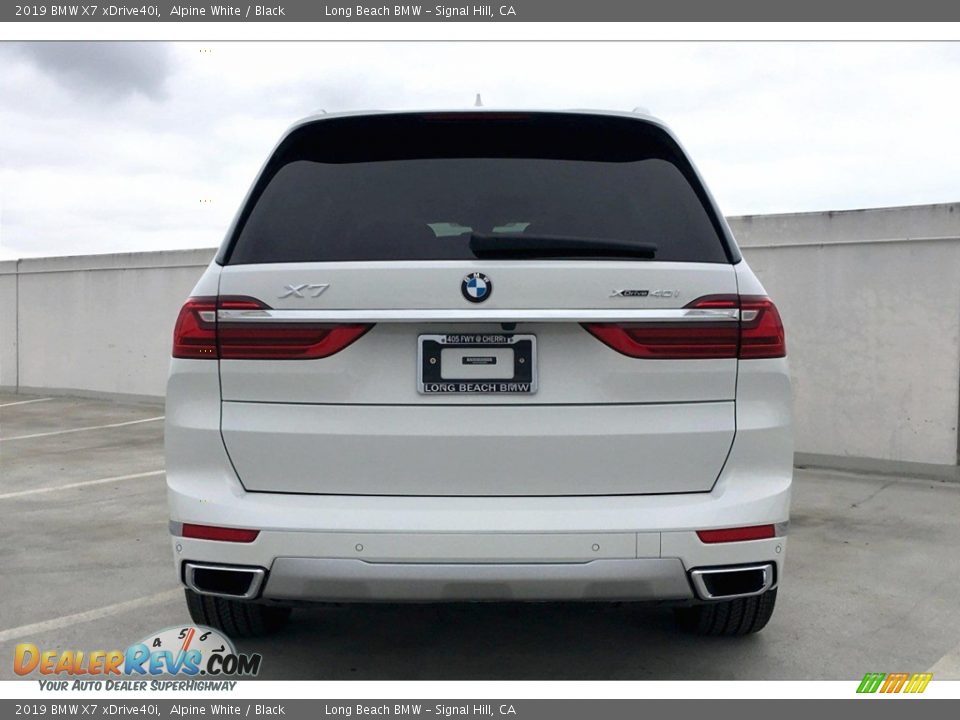 2019 BMW X7 xDrive40i Alpine White / Black Photo #4