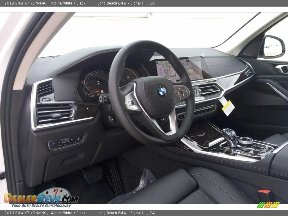 2019 BMW X7 xDrive40i Alpine White / Black Photo #6
