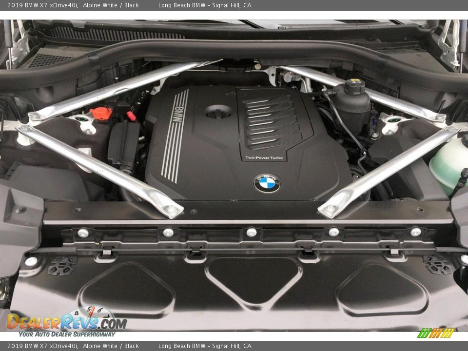 2019 BMW X7 xDrive40i Alpine White / Black Photo #9