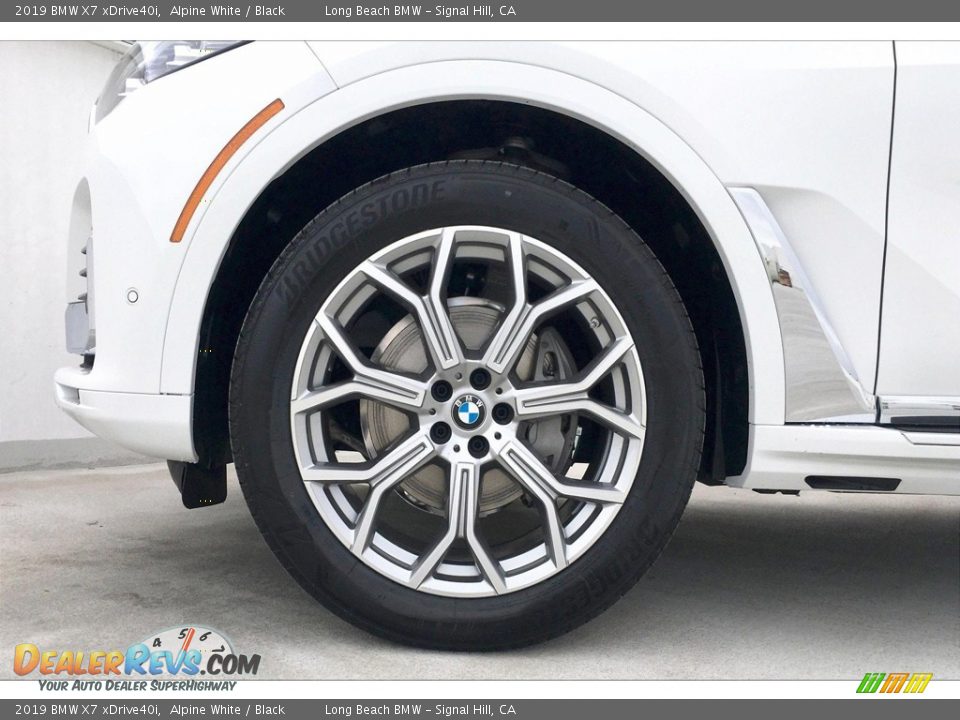 2019 BMW X7 xDrive40i Alpine White / Black Photo #10