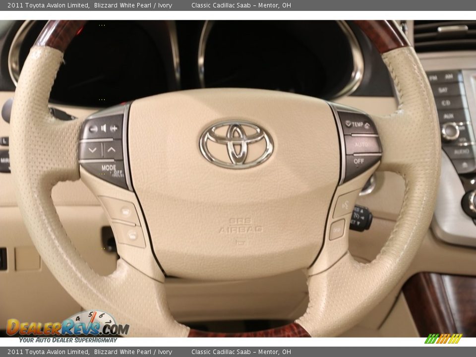 2011 Toyota Avalon Limited Blizzard White Pearl / Ivory Photo #6