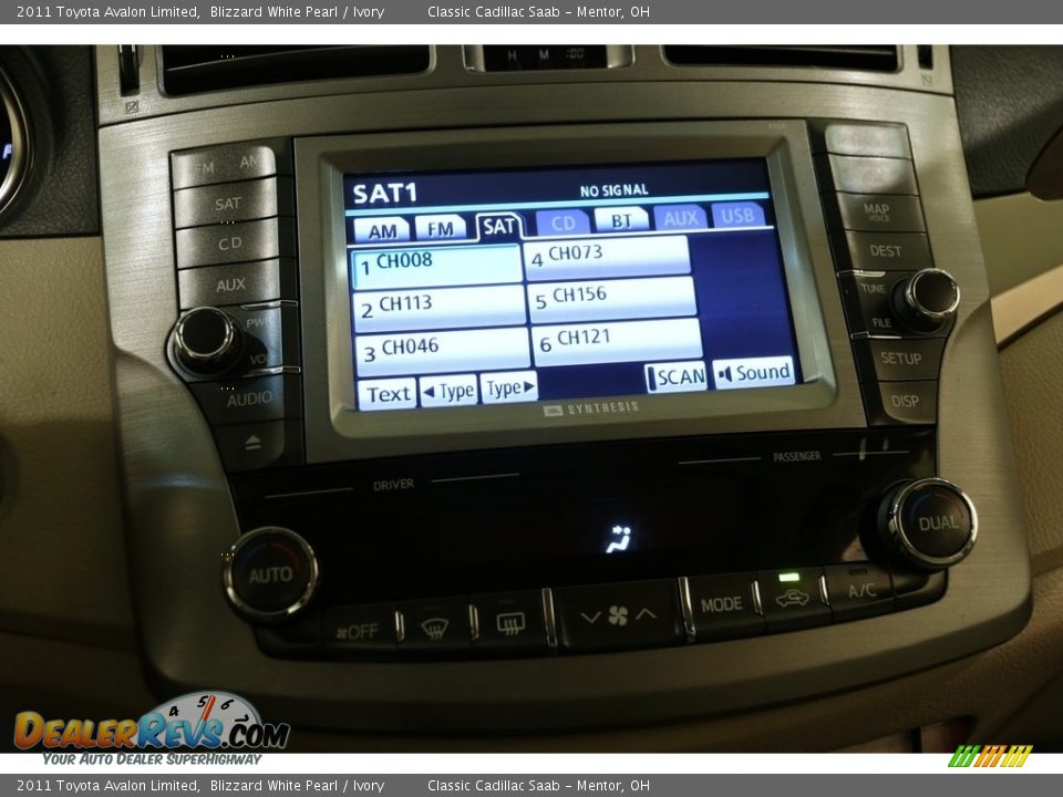 2011 Toyota Avalon Limited Blizzard White Pearl / Ivory Photo #8
