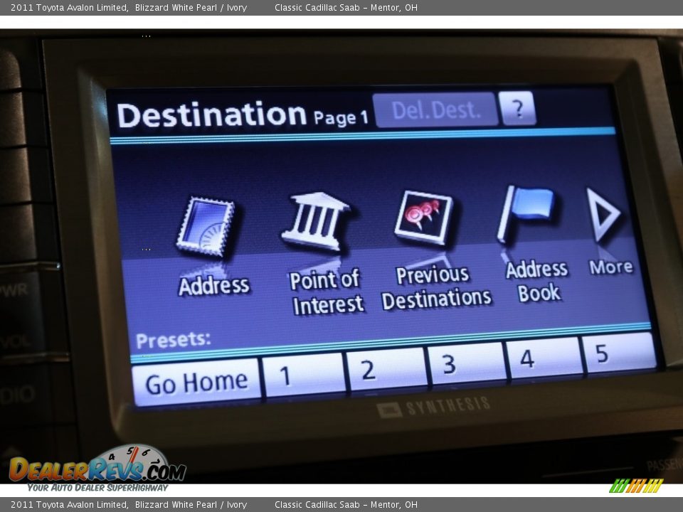 2011 Toyota Avalon Limited Blizzard White Pearl / Ivory Photo #11