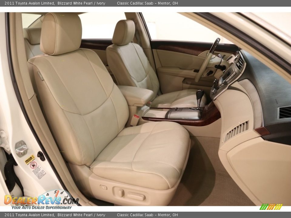 2011 Toyota Avalon Limited Blizzard White Pearl / Ivory Photo #15