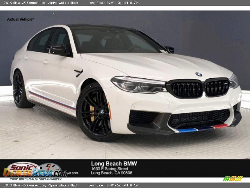 2019 BMW M5 Competition Alpine White / Black Photo #1