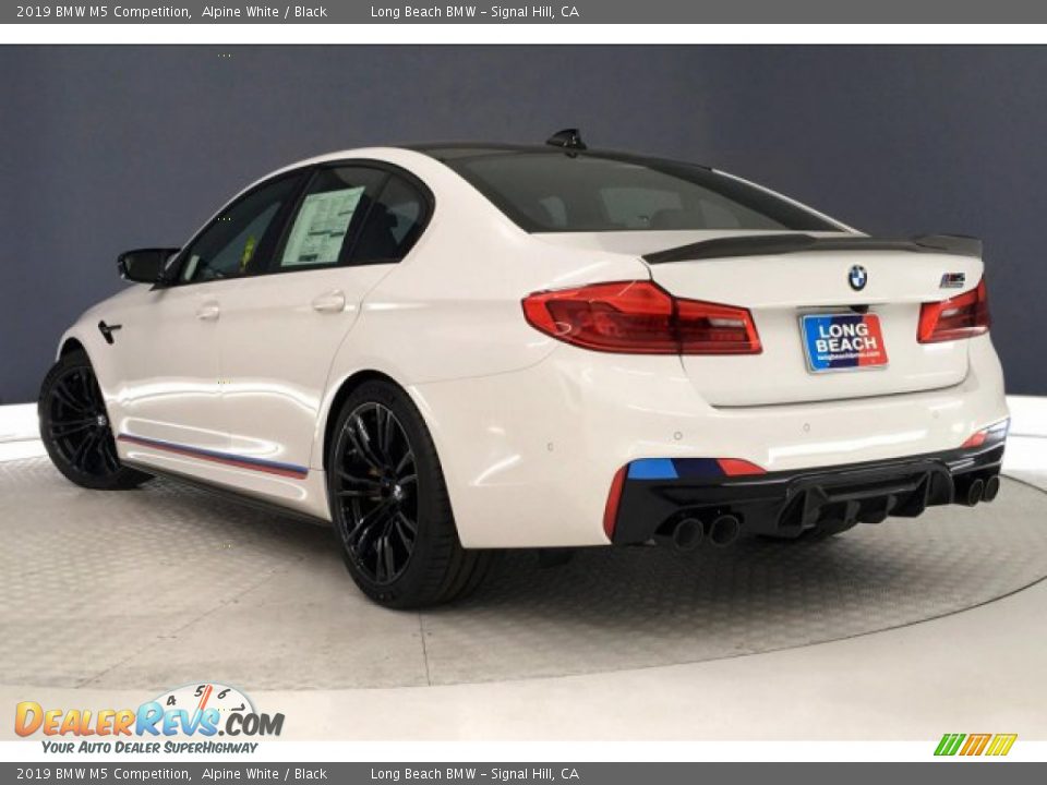 2019 BMW M5 Competition Alpine White / Black Photo #3