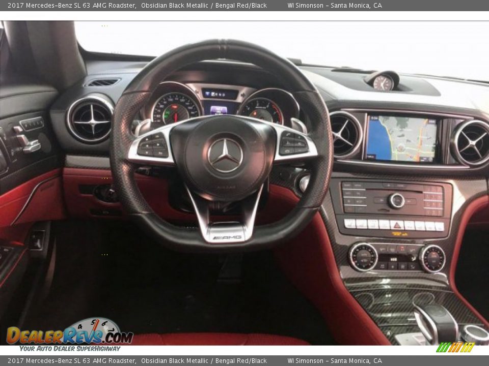 Dashboard of 2017 Mercedes-Benz SL 63 AMG Roadster Photo #4