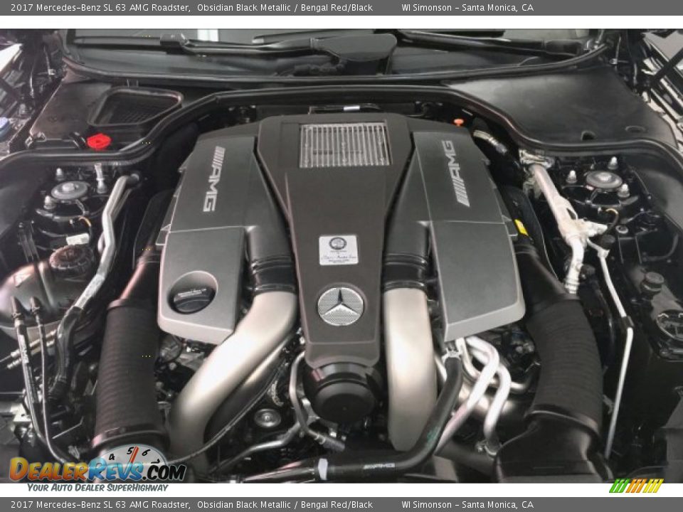 2017 Mercedes-Benz SL 63 AMG Roadster 5.5 Liter AMG biturbo DOHC 32-Valve VVT V8 Engine Photo #9