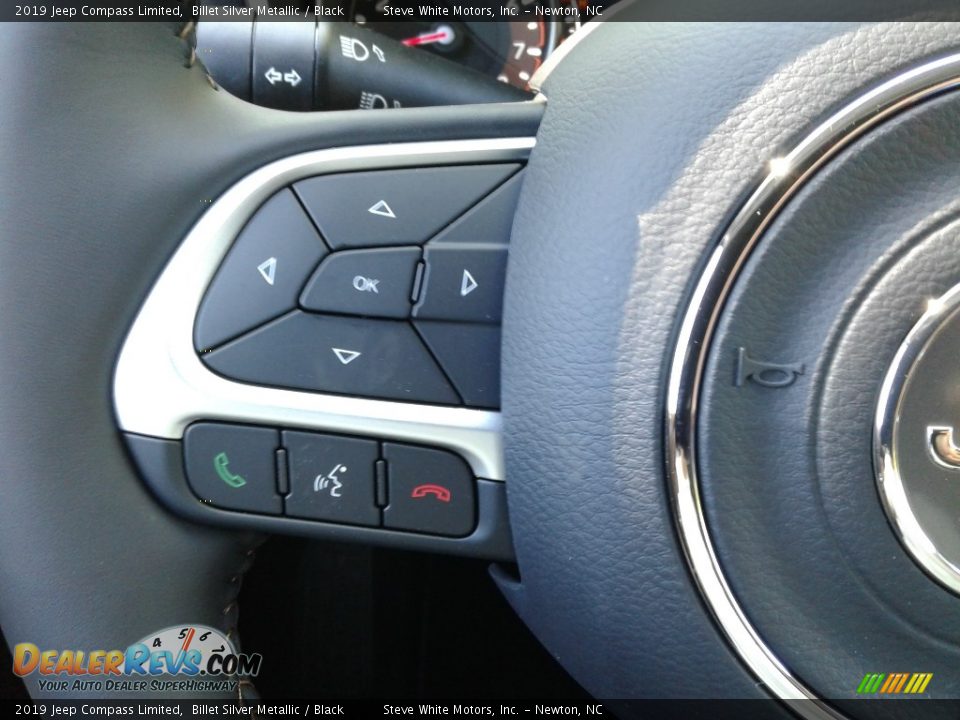 2019 Jeep Compass Limited Billet Silver Metallic / Black Photo #16