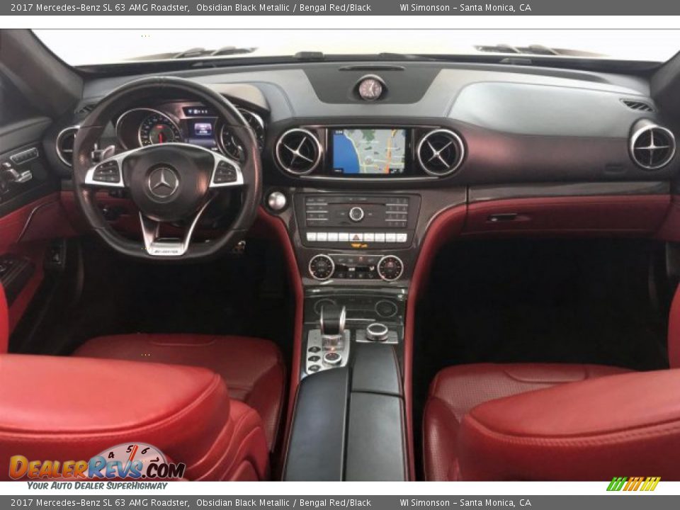 Dashboard of 2017 Mercedes-Benz SL 63 AMG Roadster Photo #15